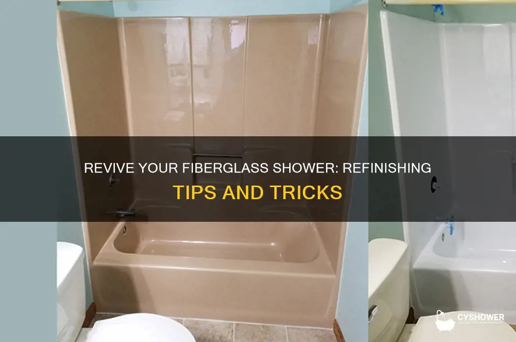 can you refinish a fiberglass shower stall