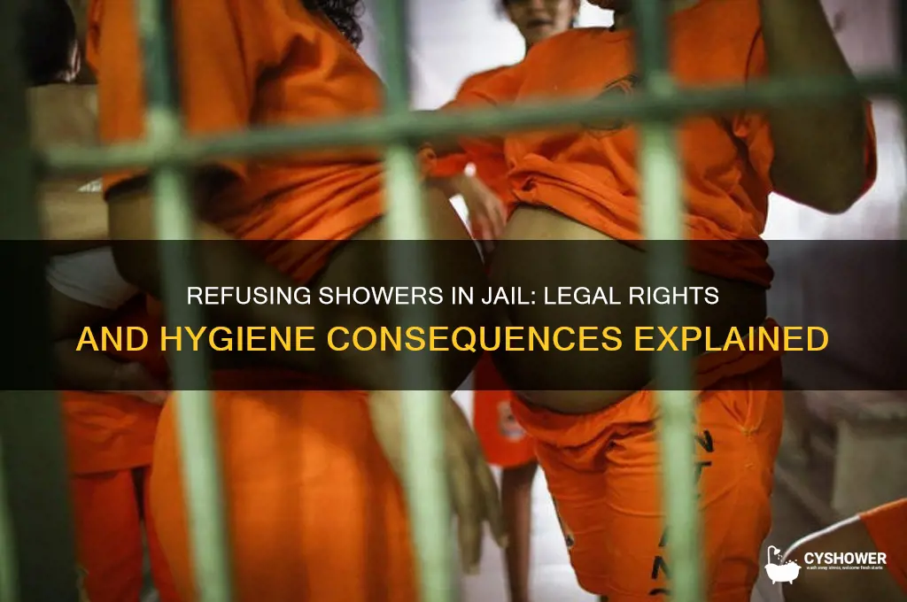 can you refuse to shower in jail
