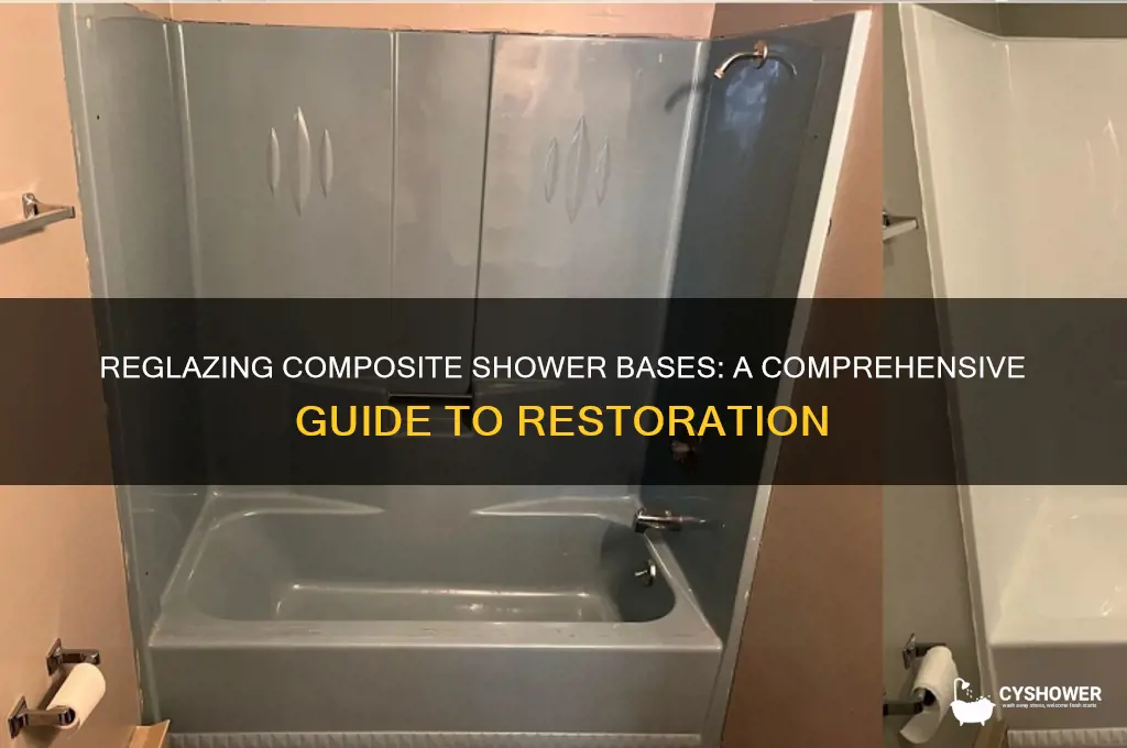 can you reglaze a composite shower base