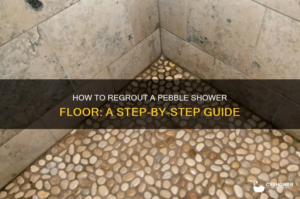 can you regrout pebble shower floor