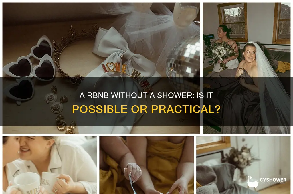 can you rent airbnb without a shower