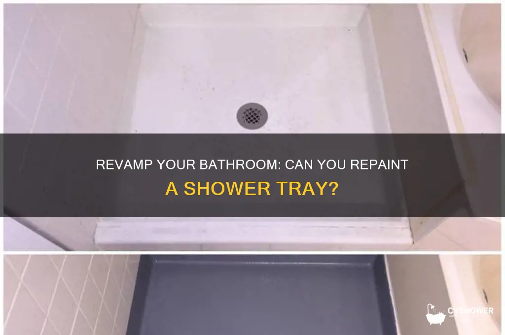 can you repaint a shower tray