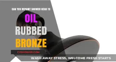 How to Repaint Your Shower Head to Oil-Rubbed Bronze Finish