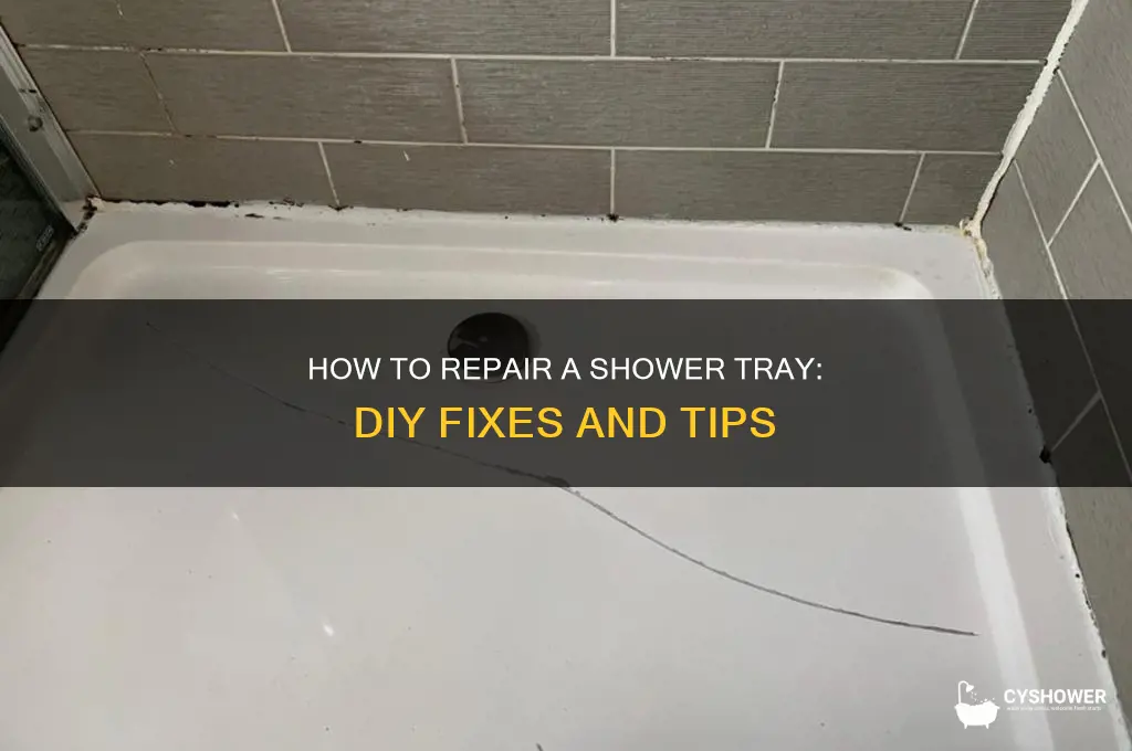 can you repair a shower tray