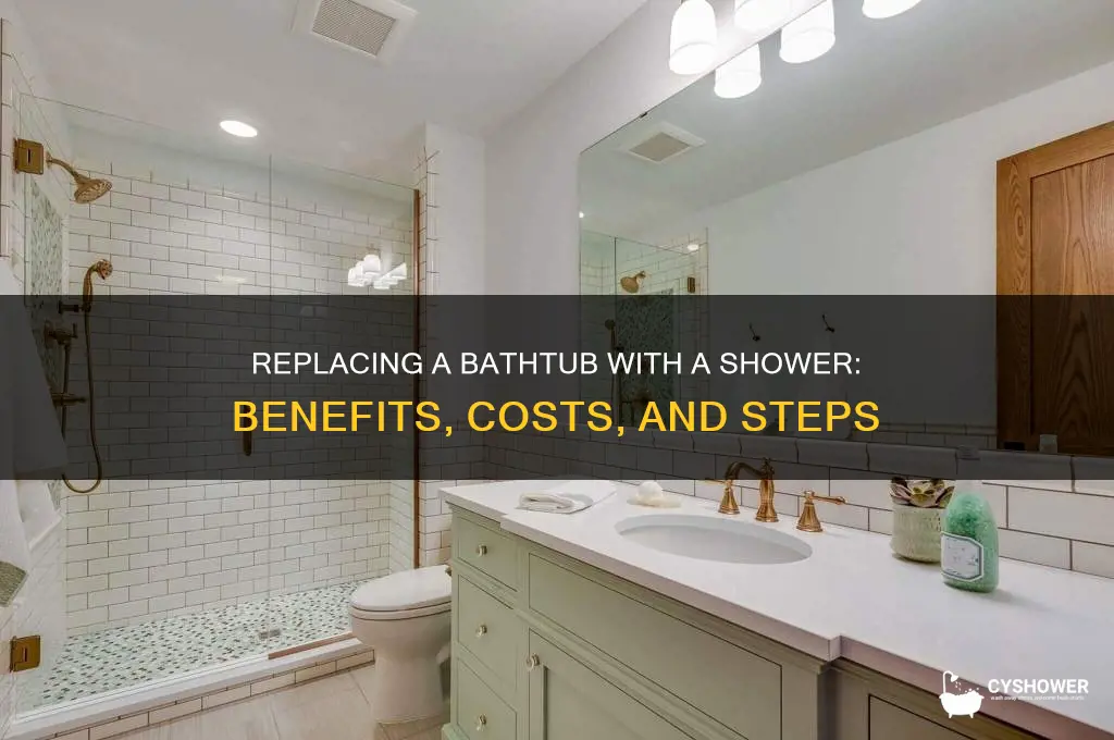 can you replace a bathtub with a shower