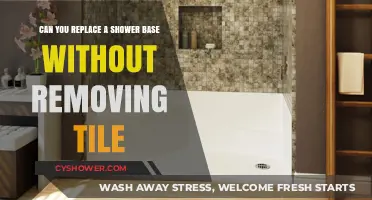 Replacing a Shower Base Without Removing Tile: Is It Possible?