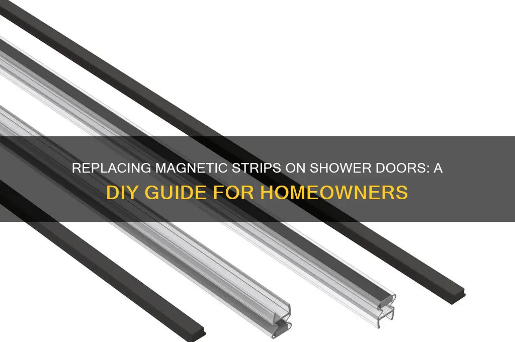 can you replace magnetic strip on shower door