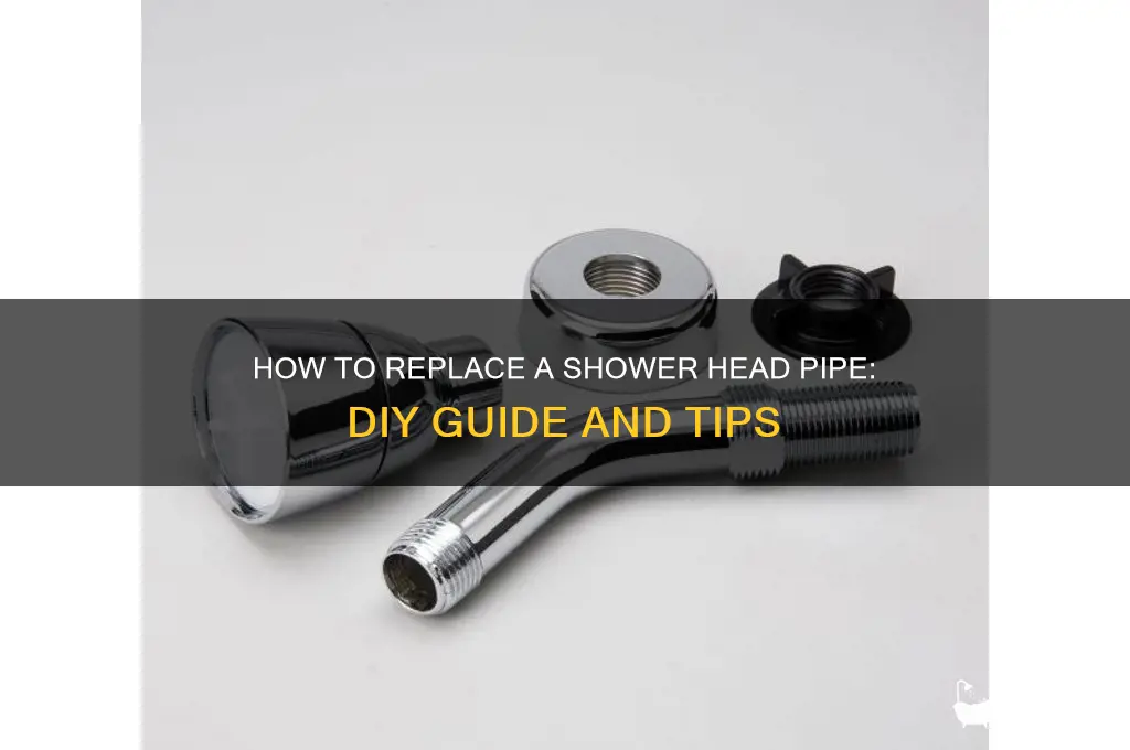 can you replace shower head pipe