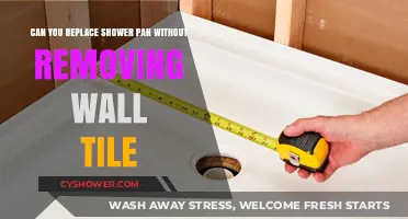 Replacing a Shower Pan Without Removing Wall Tile: Is It Possible?