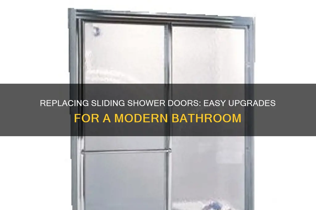 can you replace sliding shower doors