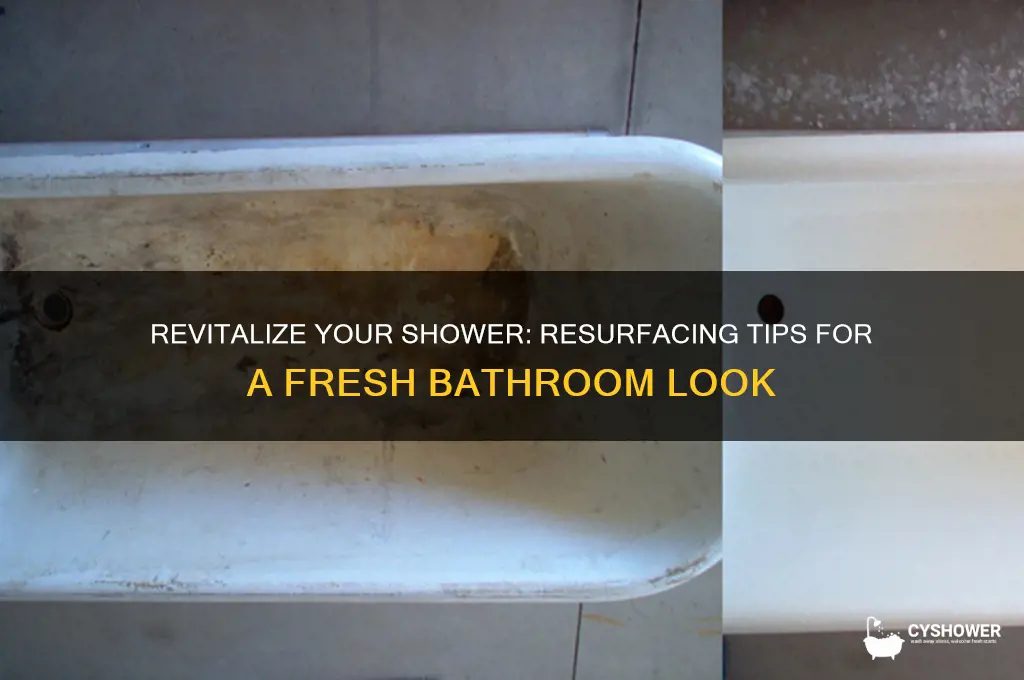 can you resurface a shower