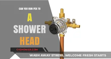 Can You Run PEX to a Shower Head? Plumbing Insights