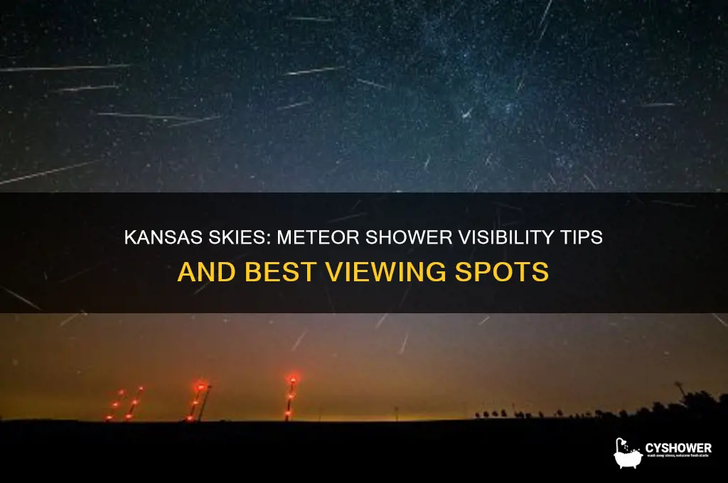 can you see the meteor shower in kansas