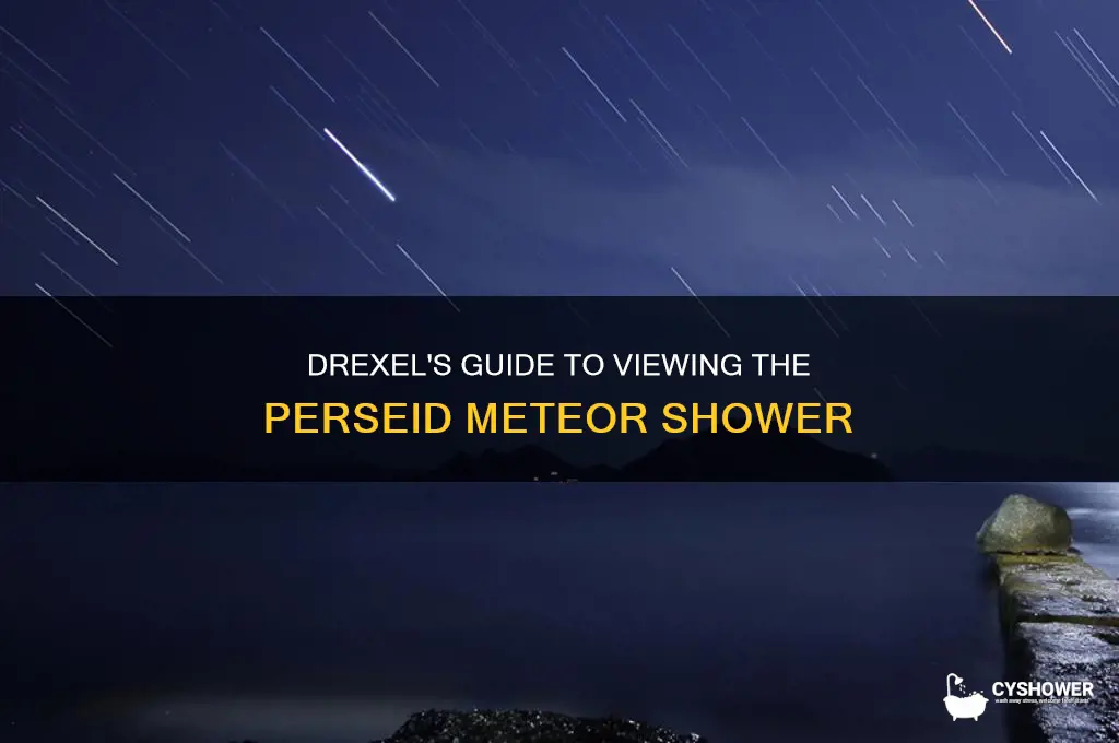 can you see the perseid meteor shower drexel