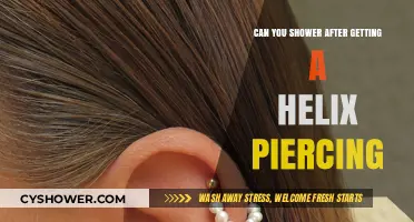 Helix Piercing Aftercare: When Can You Shower Safely?