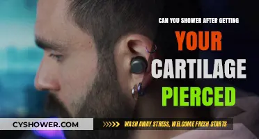 Cartilage Piercing Aftercare: Showering Safely Post-Piercing