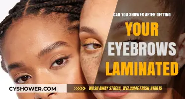 Eyebrow Lamination Aftercare: Can You Shower Right After the Treatment?