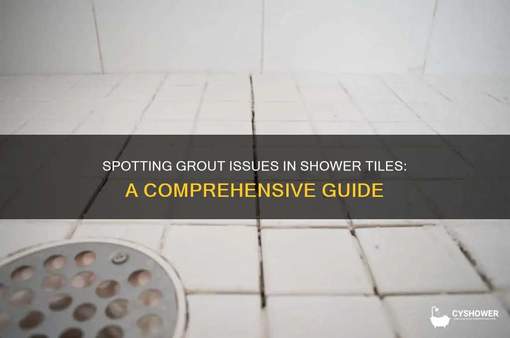 can you spot grout shower tile