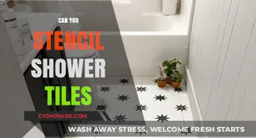 Stencil Shower Tiles: Easy DIY Upgrade for a Stunning Bathroom Makeover