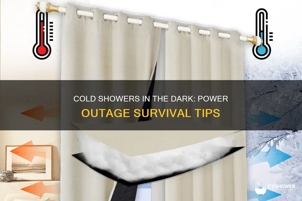 can you take a cold shower during a power outage