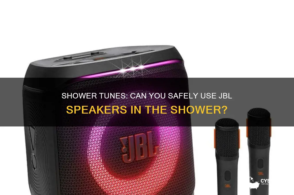 can you take a jbl speaker in the shower