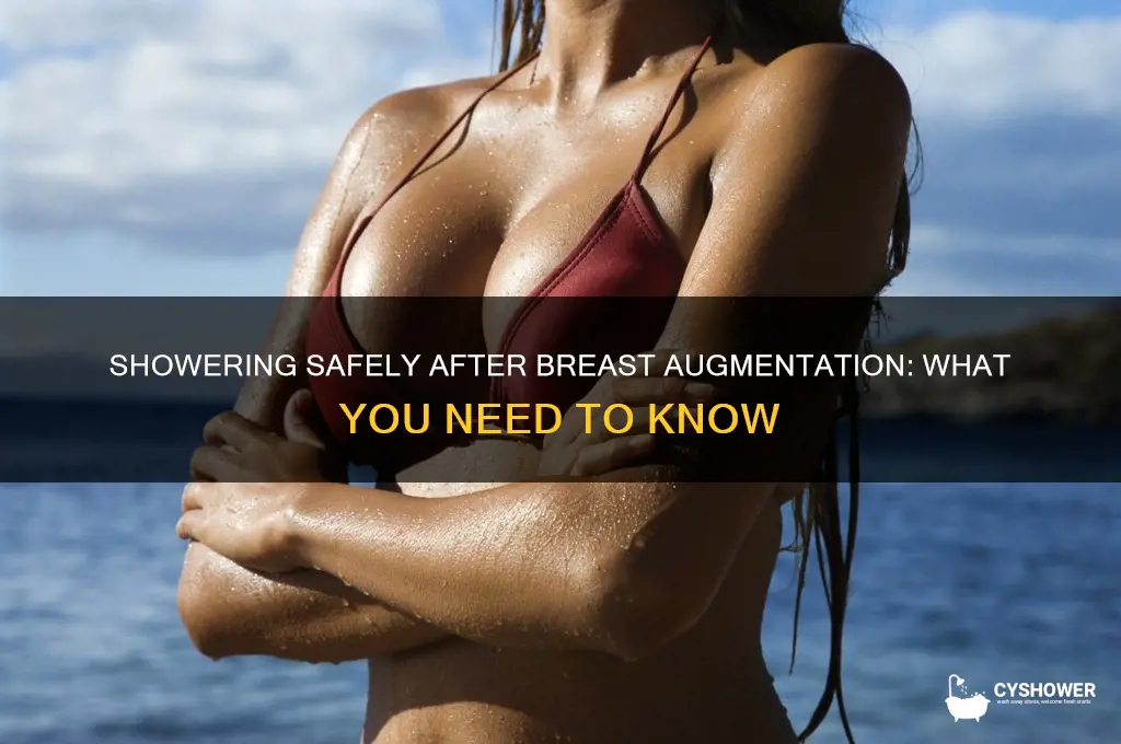 can you take a shower after breast augmentation