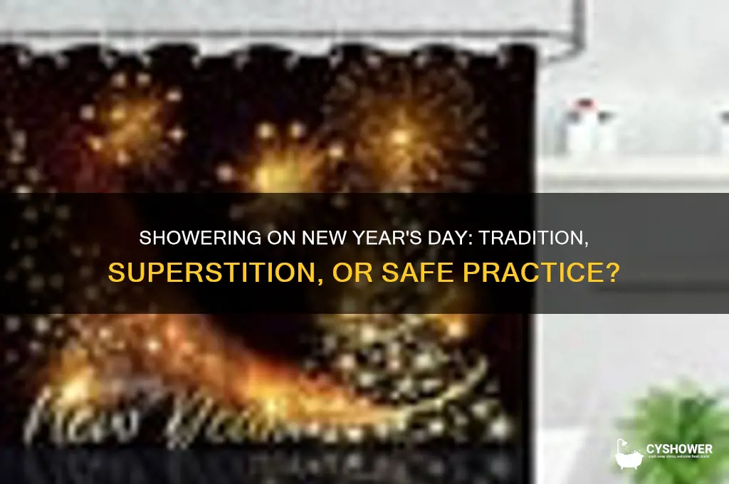can you take a shower during thenewyear