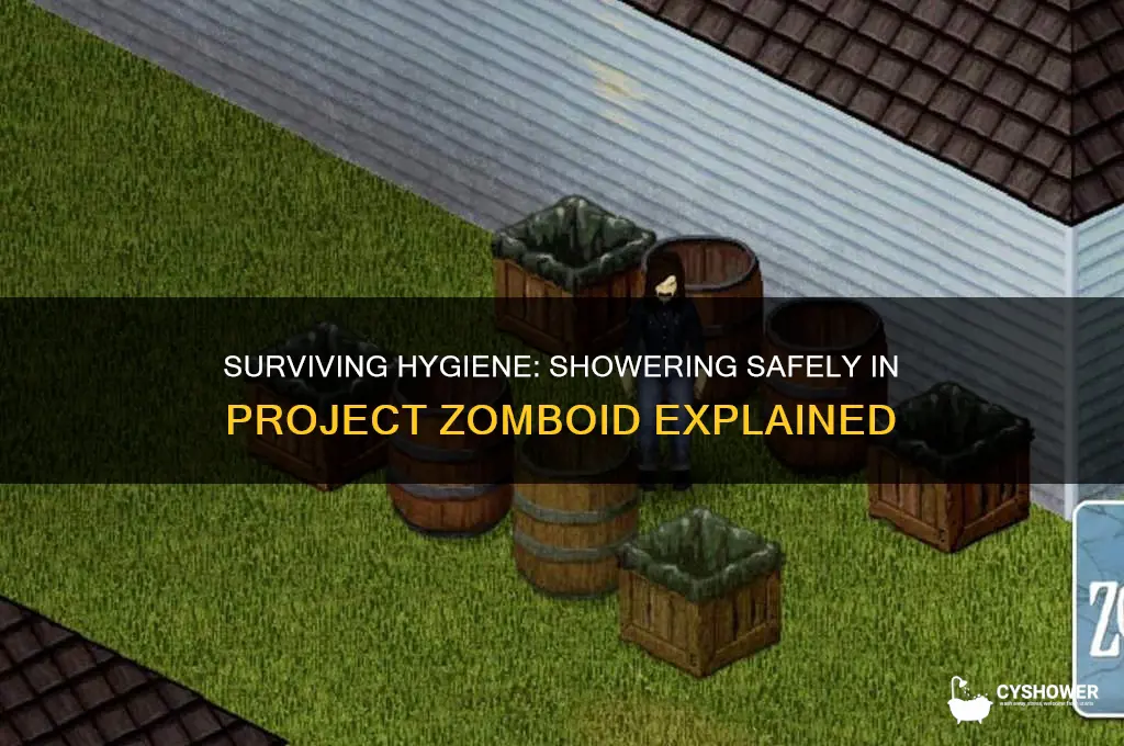 can you take a shower in project zomboid