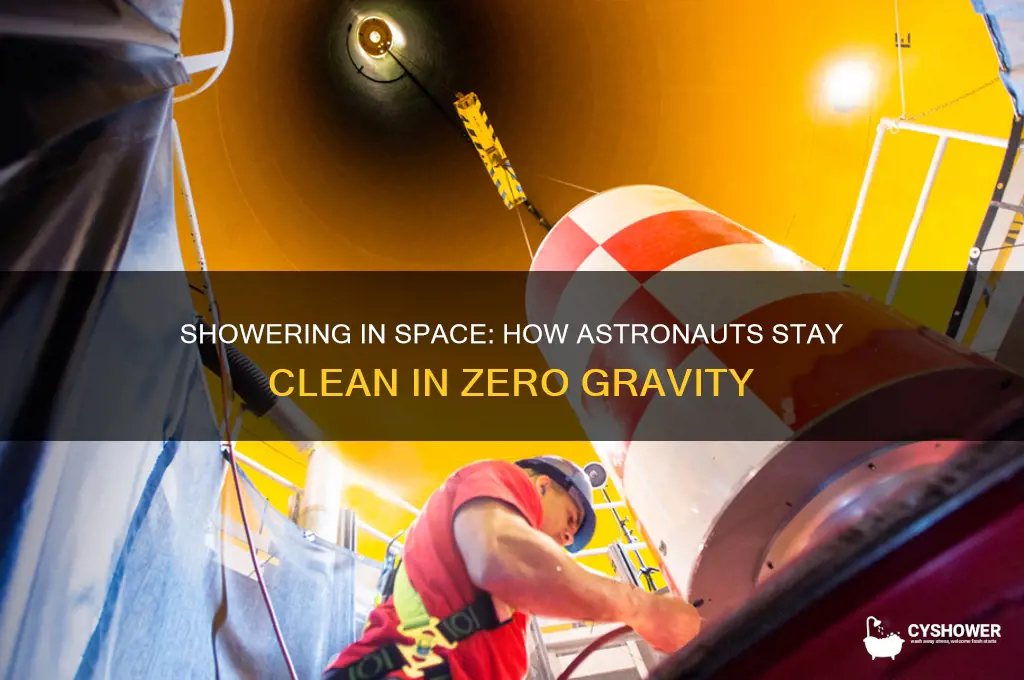 can you take a shower in space