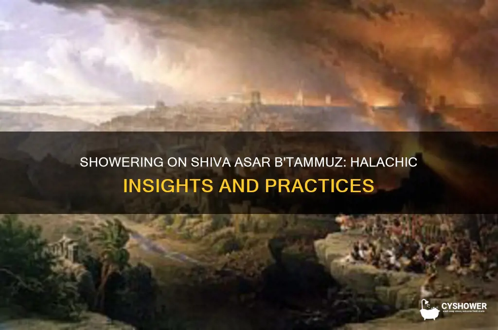 can you take a shower on shivaa asar btamuz