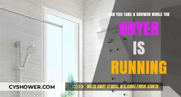 Showering Safely: Can You Shower While the Dryer Runs?