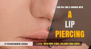 Lip Piercing Aftercare: Showering Safely with Your New Body Art