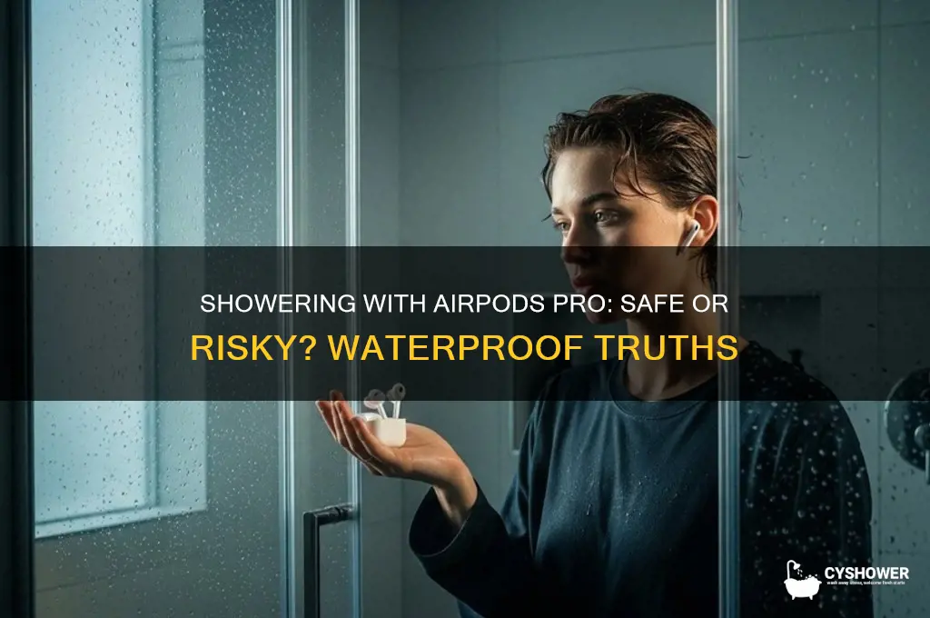 can you take a shower with airpod pros