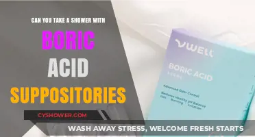 Showering with Boric Acid Suppositories: Safe Practice or Risky Move?