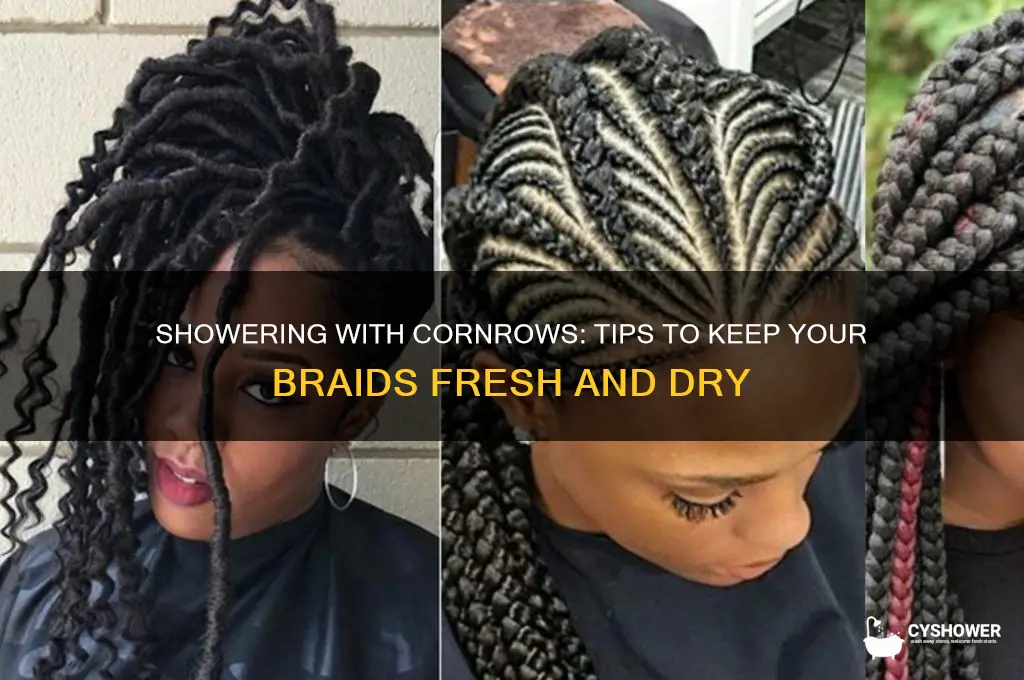 can you take a shower with cornrows