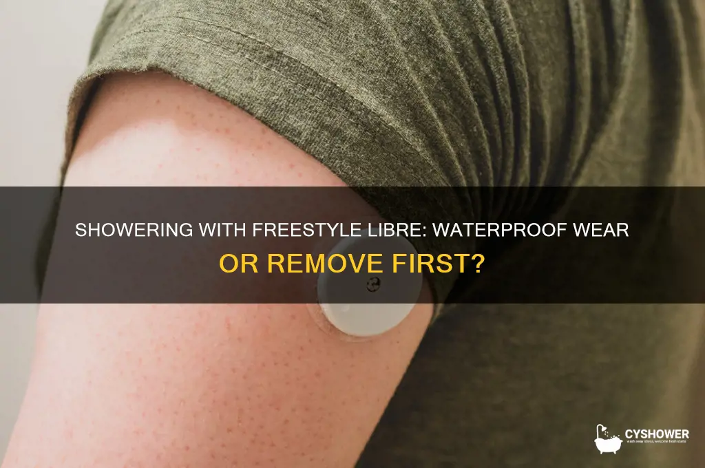 can you take a shower with freestyle libre
