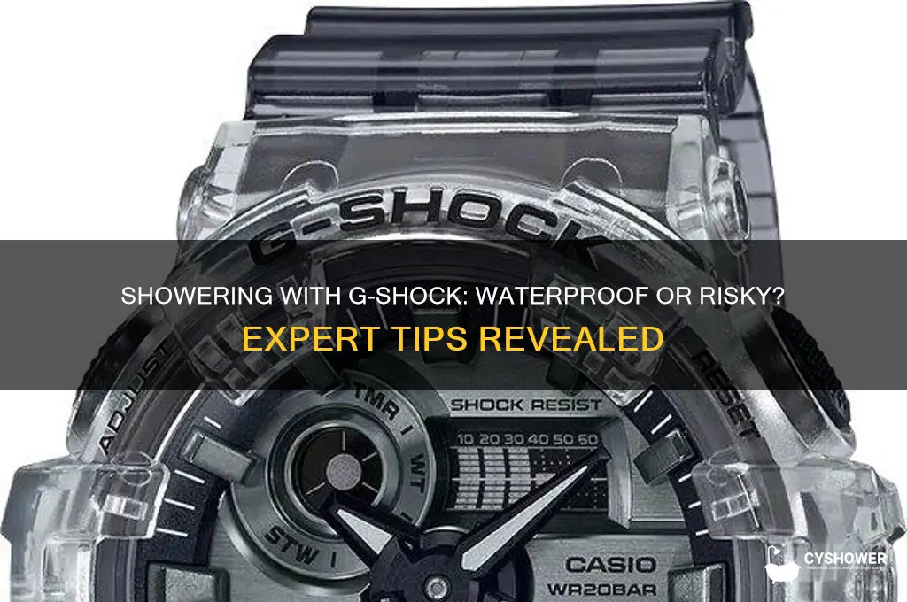 can you take a shower with g shock