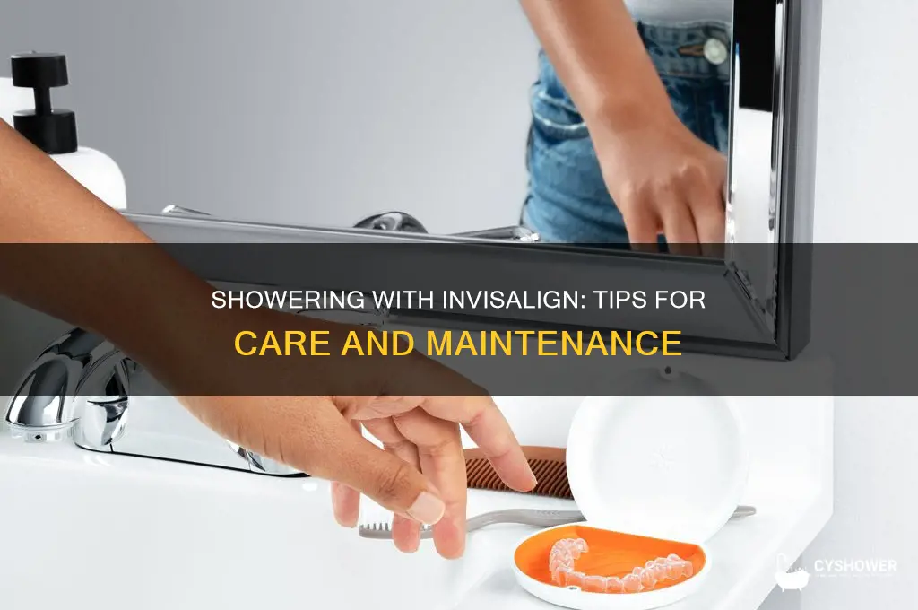 can you take a shower with invisalign
