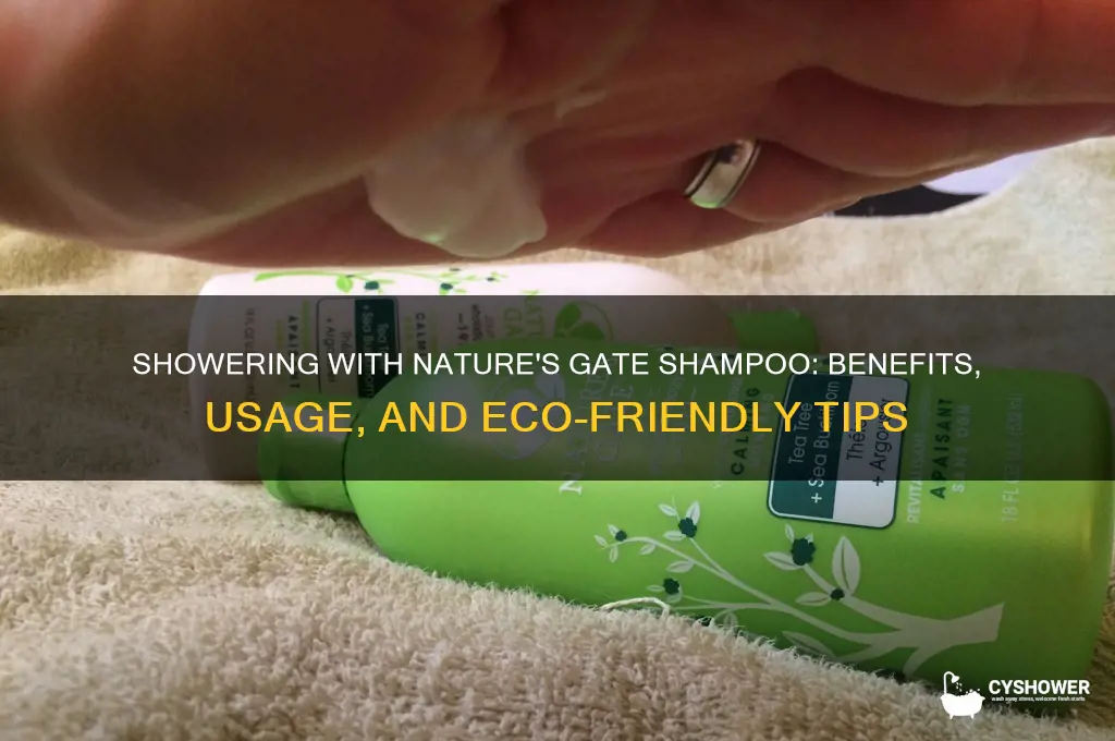 can you take a shower with nature