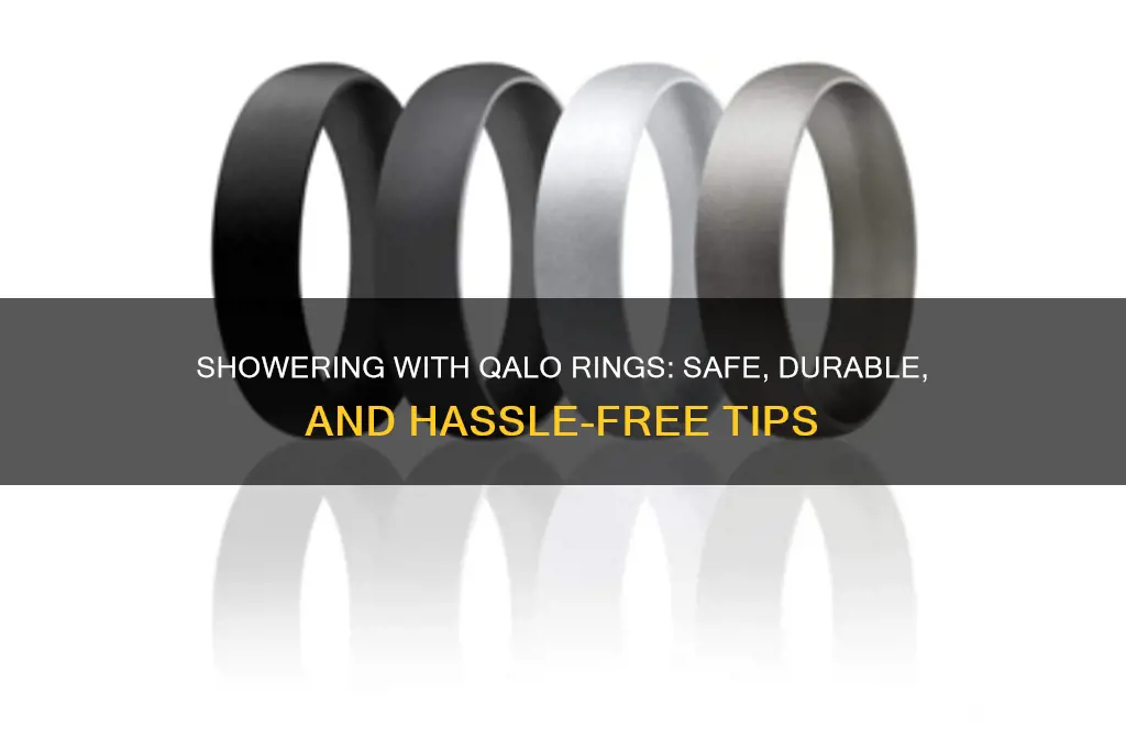 can you take a shower with qalo rings
