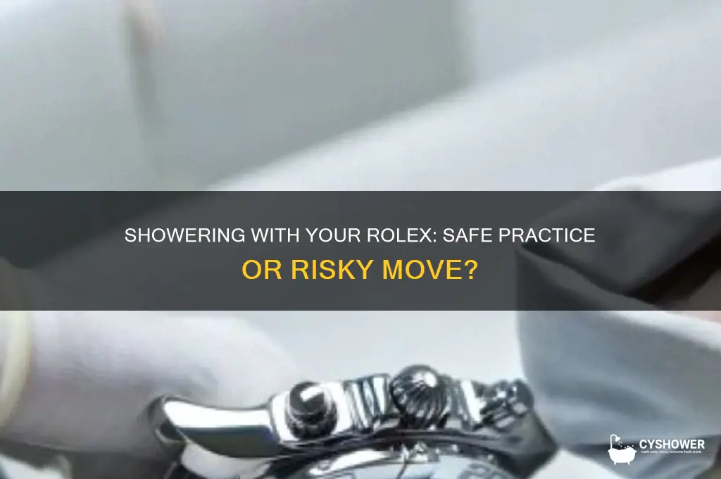 can you take a shower with rolex watch