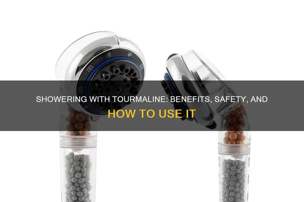 can you take a shower with tourm