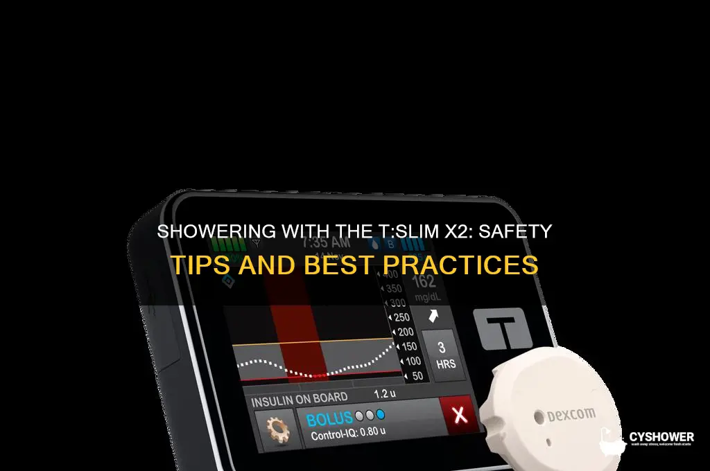 can you take a shower with tslim x2