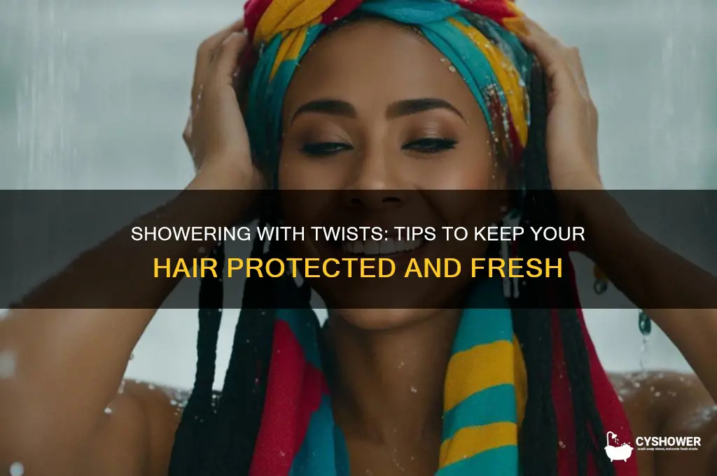 can you take a shower with twists
