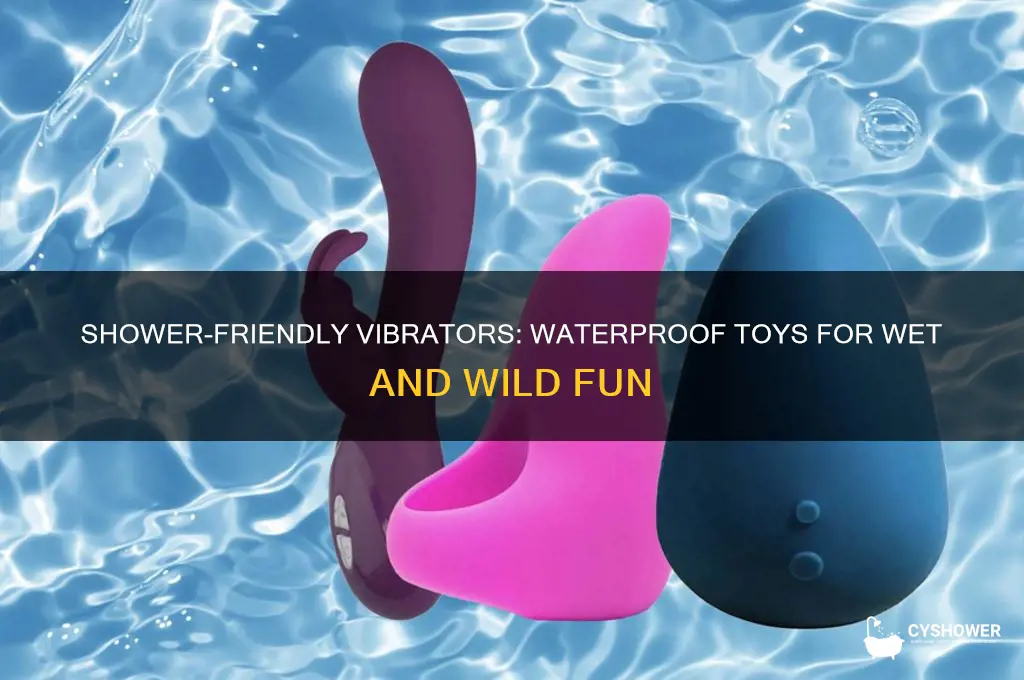 can you take a vibrator into a shower