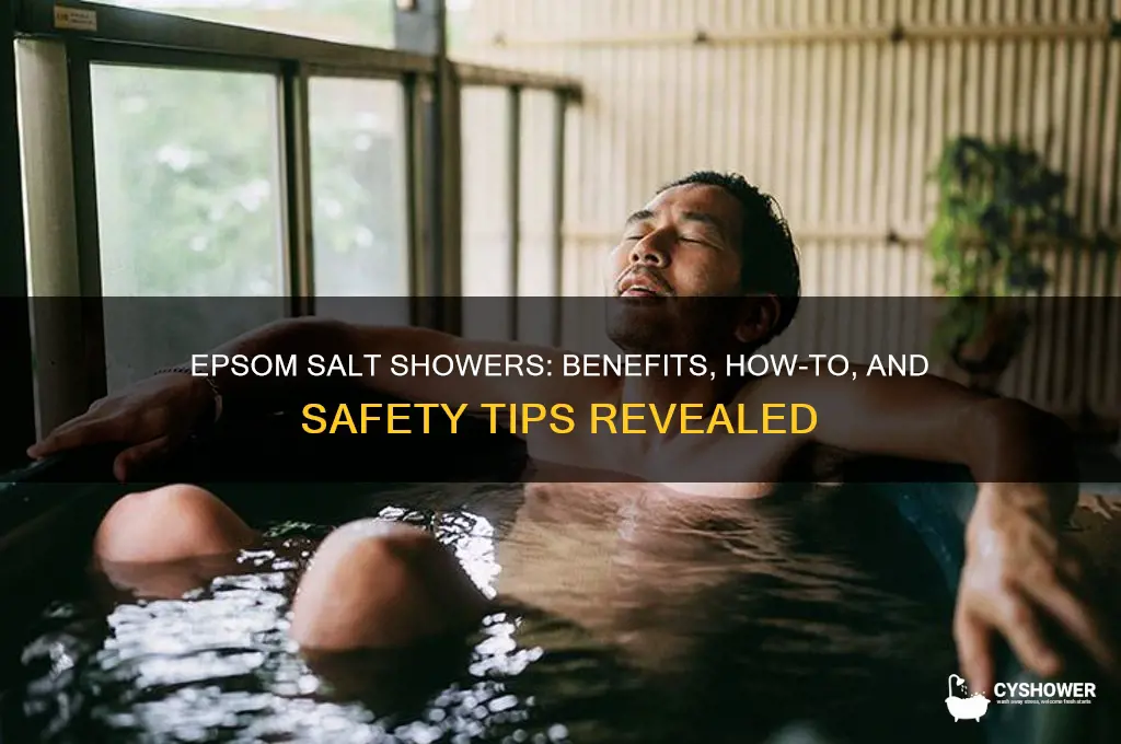 can you take an epsom salt shower