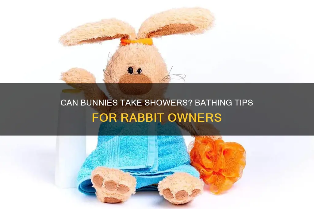 can you take bunnies shower