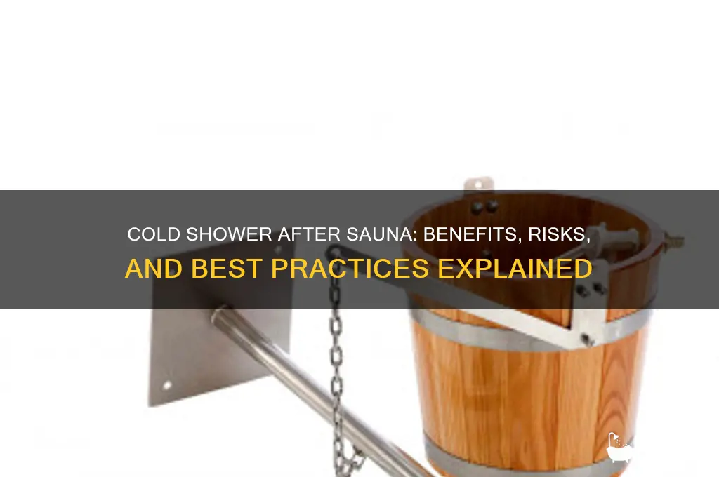 can you take cold shower after sauna