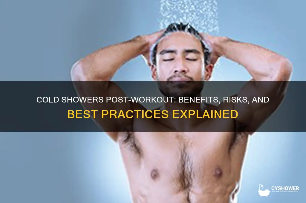 can you take cold shower after workout