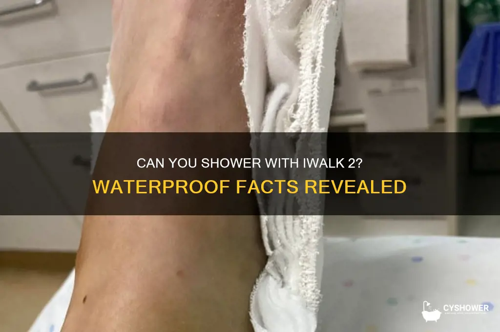 can you take iwalk 2 in shower